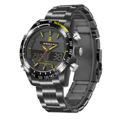 Sports watch alloy watch steel belt