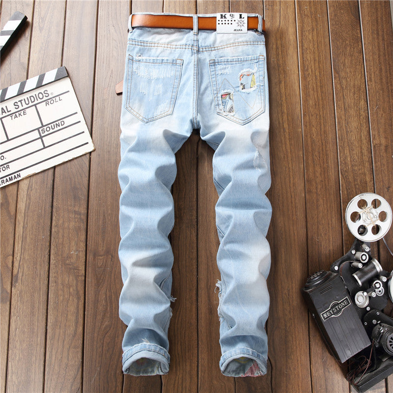 Straight vintage men's jeans