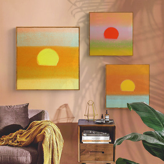 Abstract And Simple Hanging Paintings Of Art Works