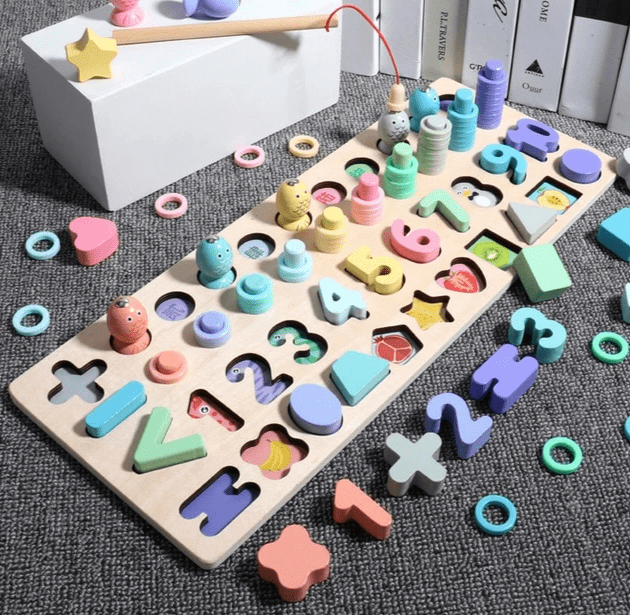 Children 3D Alphabet Number Puzzle Educational Toy 