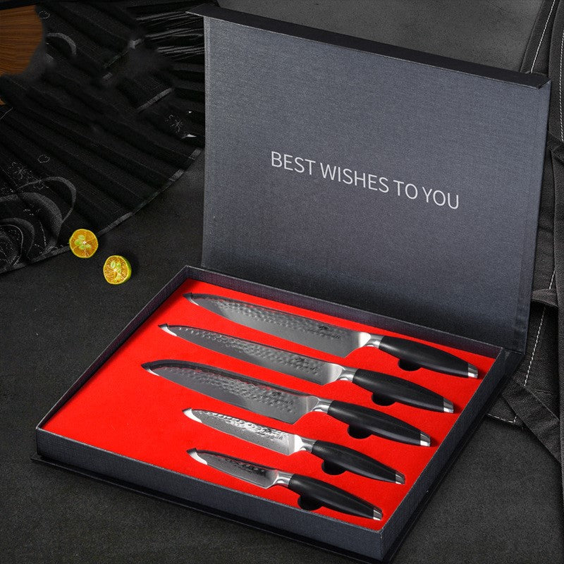 Five-piece kitchen knife chef's knife 