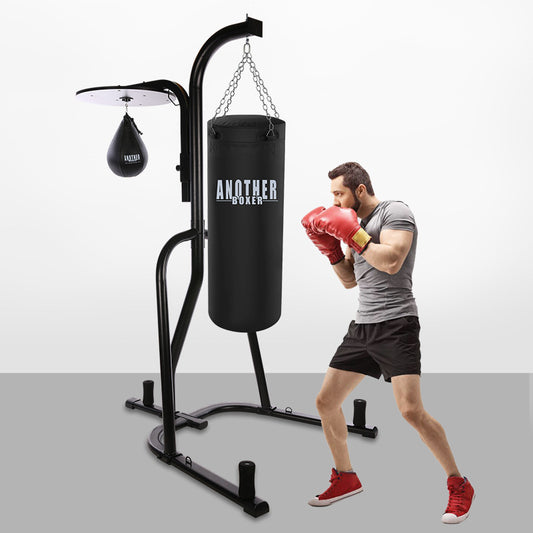 Boxing Sandbag Hanging Vertical Household Sanda Sandbag Tumbler Shelf Training Equipment