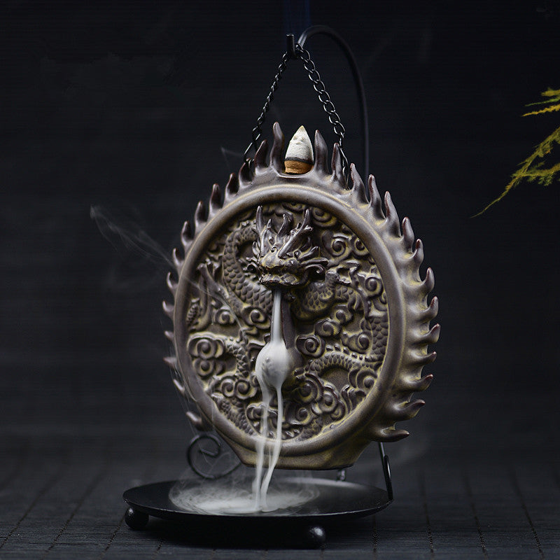 Reflux incense burner