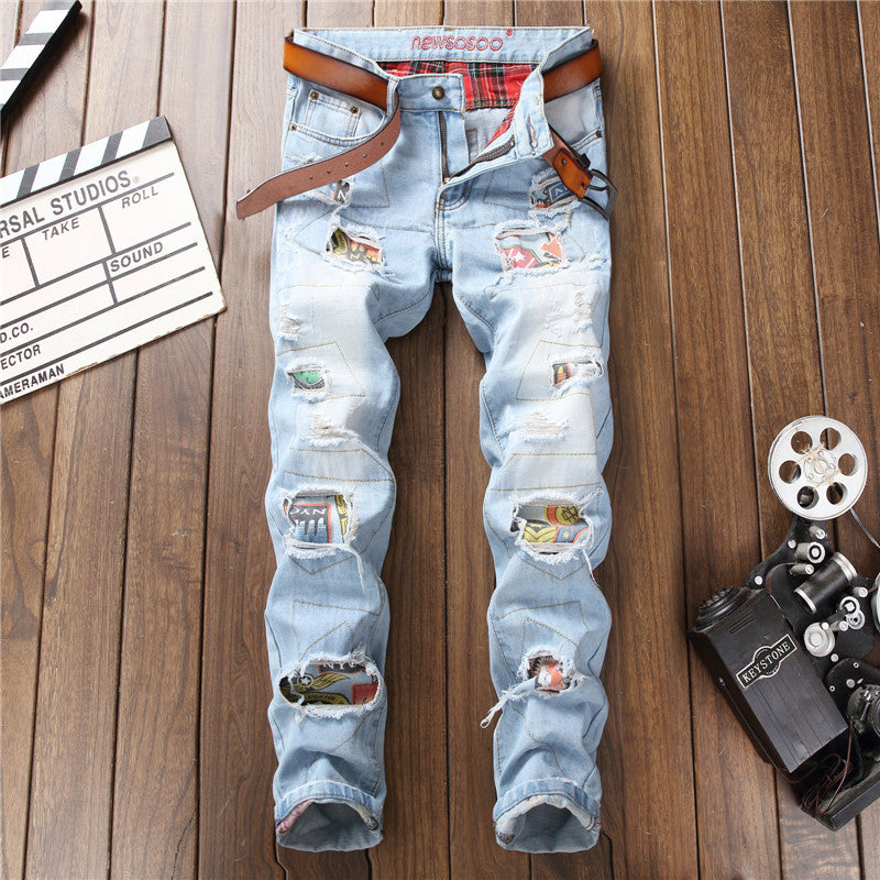 Straight vintage men's jeans