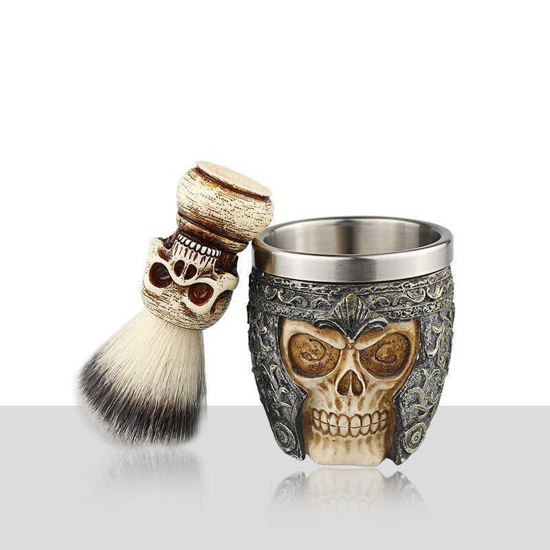 Shaving Skull Head Soap Bowl 