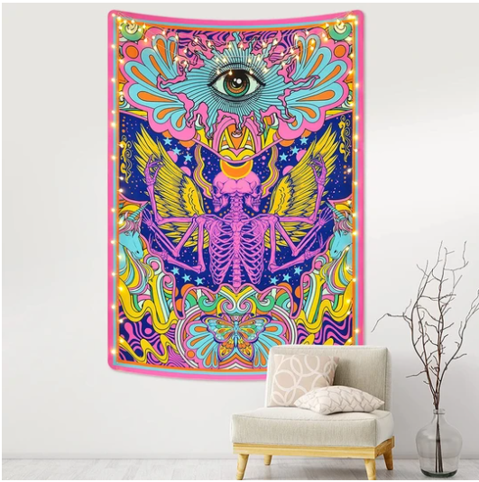 Fashion Cloth Tapestry Background Cloth Blocking Cloth Wall Paintings Door Curtain