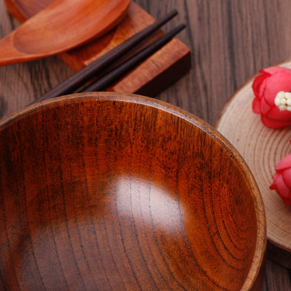 Wooden round wooden bowl