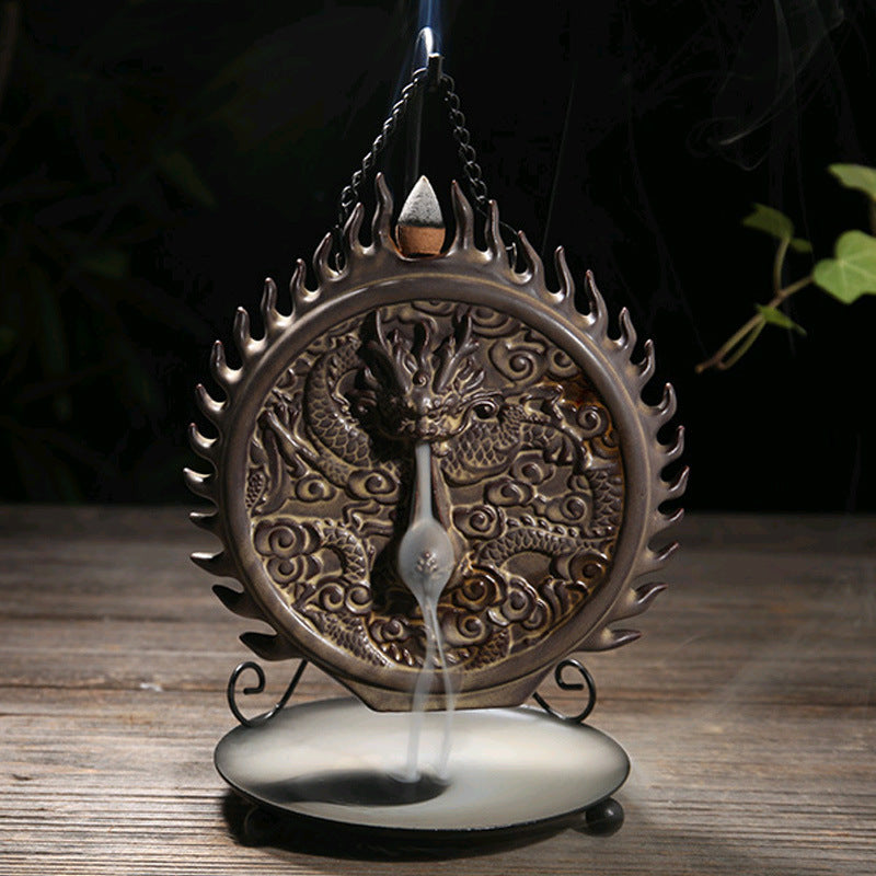 Reflux incense burner