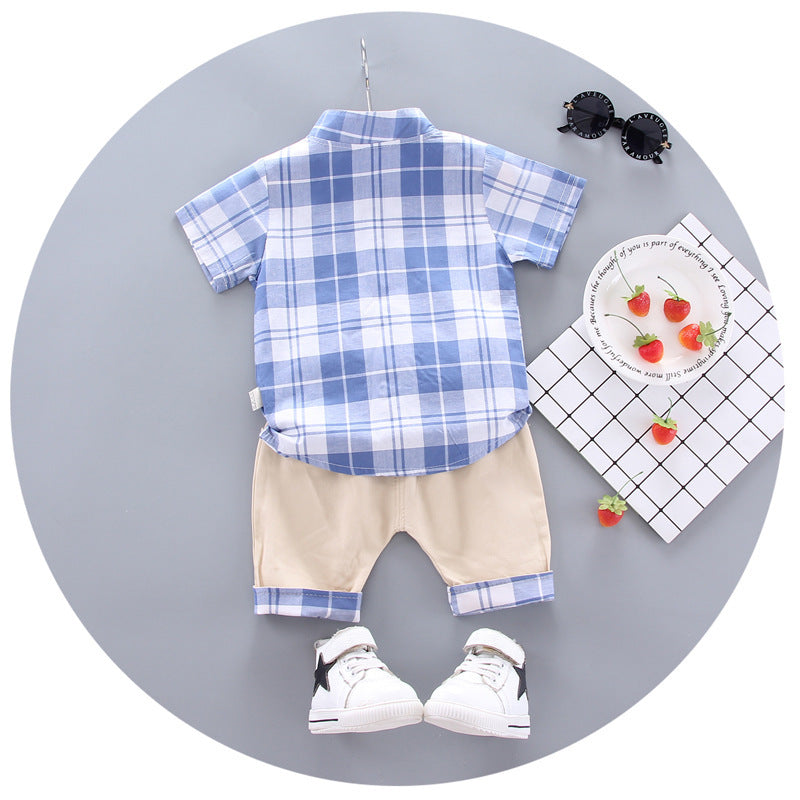 Children's Shirt Short-sleeved Suit