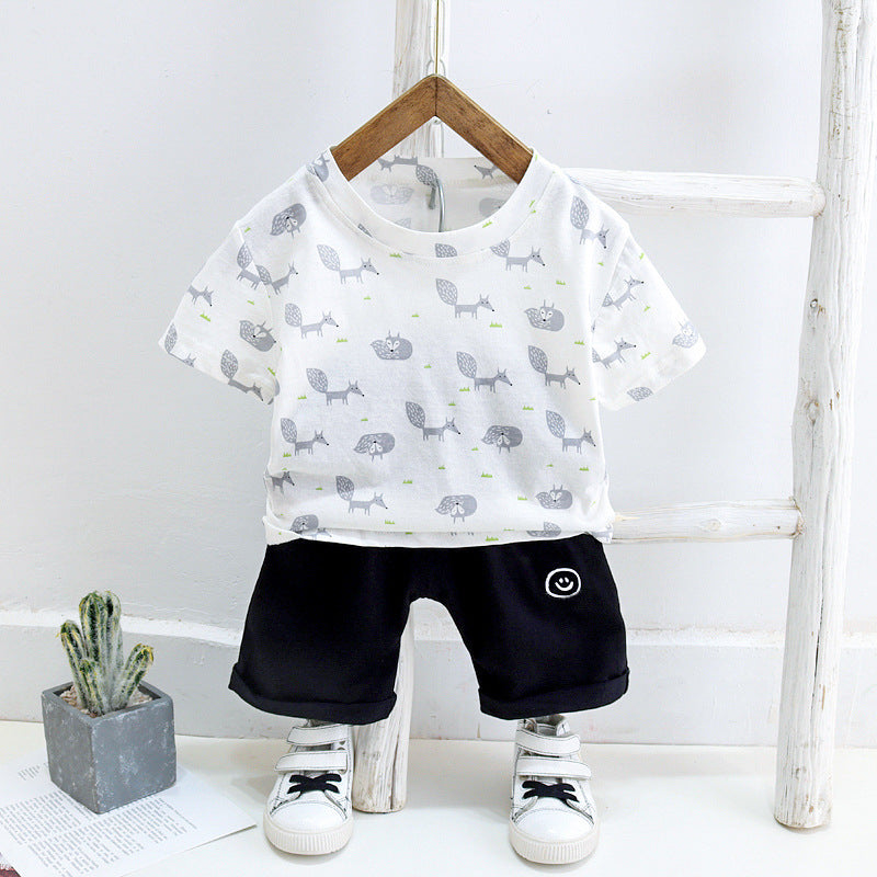 Bear pattern cartoon cute children's wear