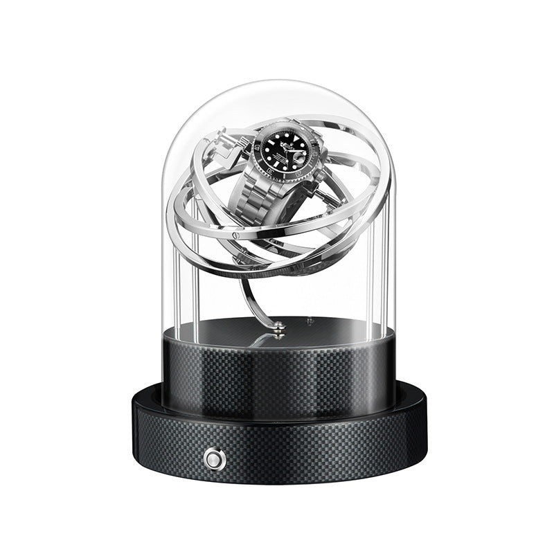 Beautiful Glass Cover Mechanical Watch Shaker