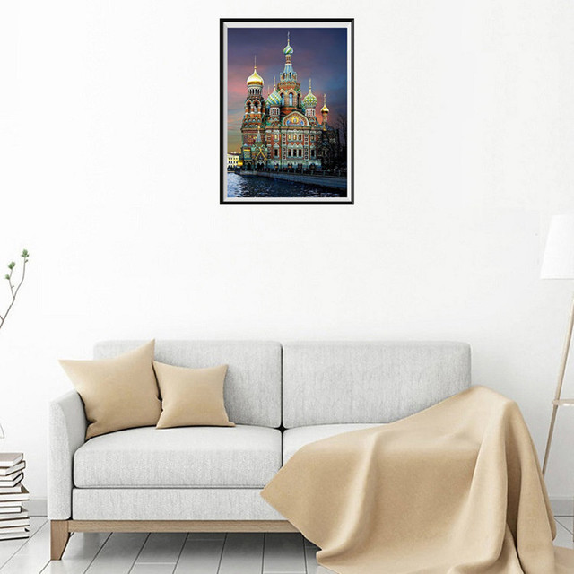 European architecture castle diamond painting