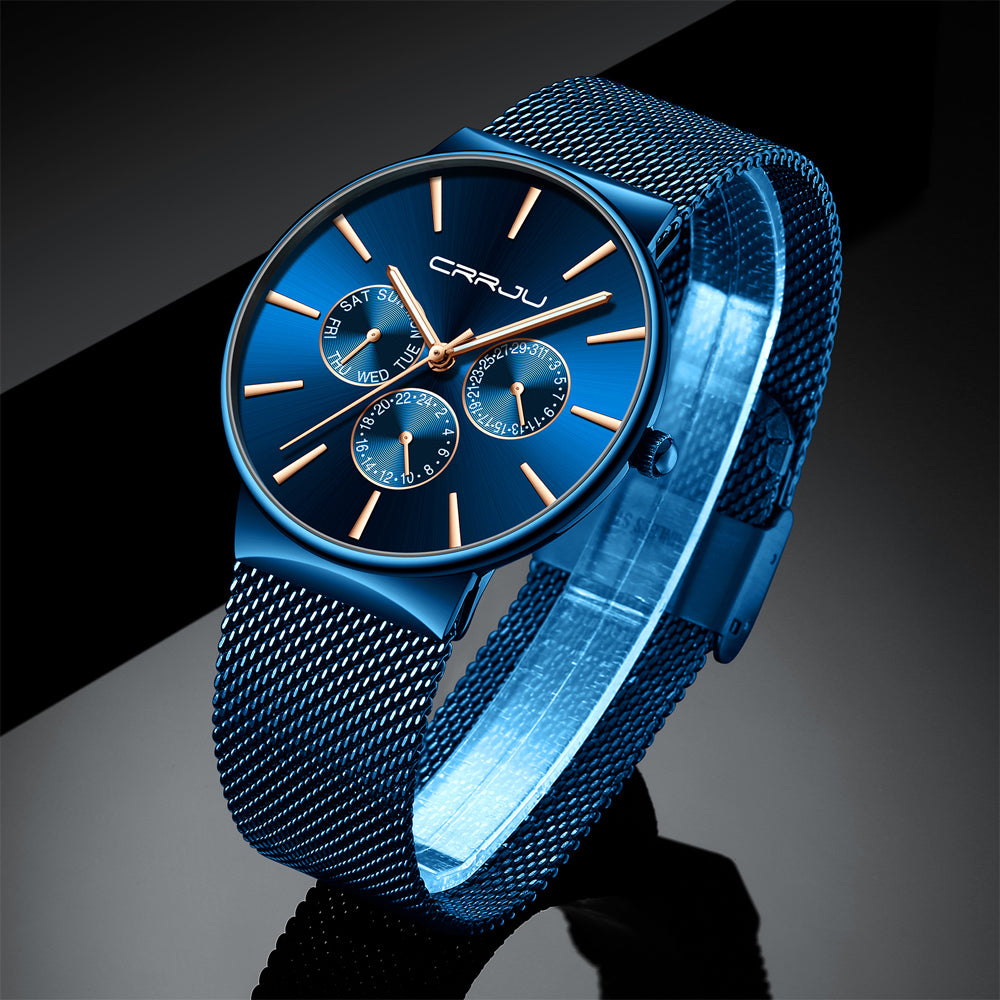 Multi-function chronograph watch