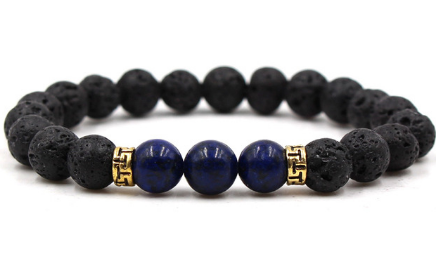 15 Colors Black Lava Stone Imperial Chakra Beads Essential Oil Diffuser Bracelet Balance Yoga Pulseira Feminina Buddha Jewelry