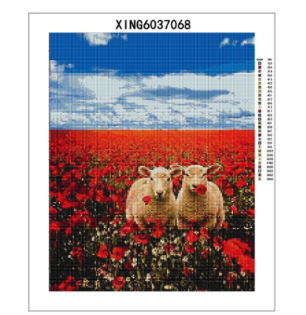 Sheep Mosaic 5D Diamond Painting