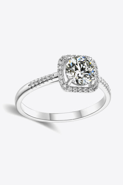 1 Carat Moissanite Zircon Ring 