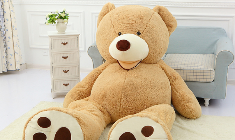 Giant Teddy Bear Plush Toy Huge  Soft Toys  Leather Shell 