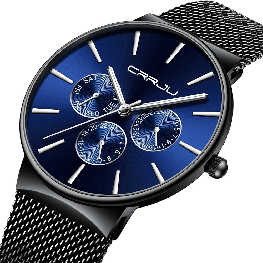 Multi-function chronograph watch