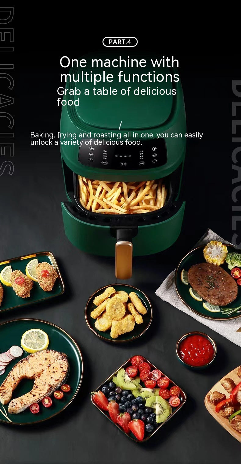 8L Air Fryer Baking Chips Machine Deep Frying Pan