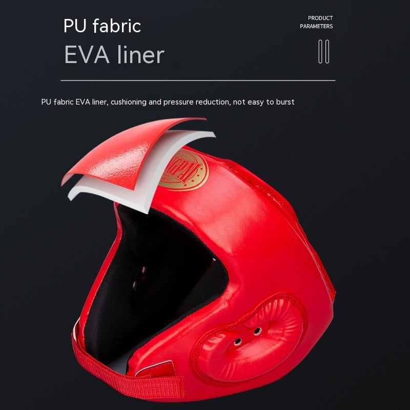 Boxing Helmet Fully Enclosed With Jaw Protection For Free Combat