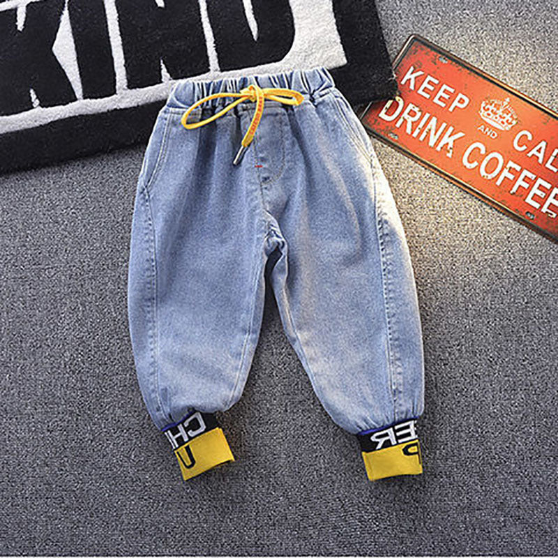 Autumn Fashionable Boys' Coat Denim Suit