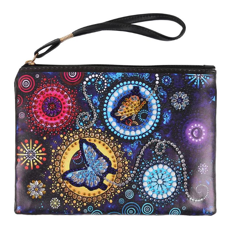 DIY Diamond Painting Women's Zipper Wrist Wallet