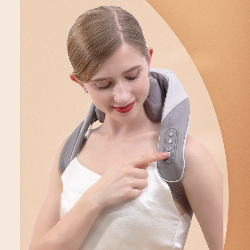 Household Hot Compress Kneading Cervical Massage Shawl 