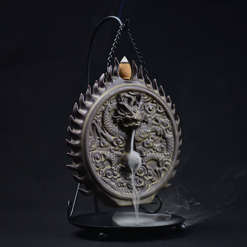 Reflux incense burner