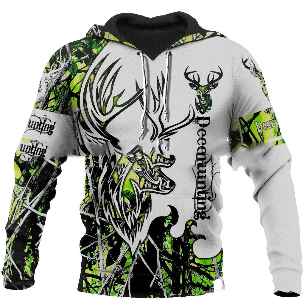 3d Deer Sheep Print Sweatshirt Hoodie Digital