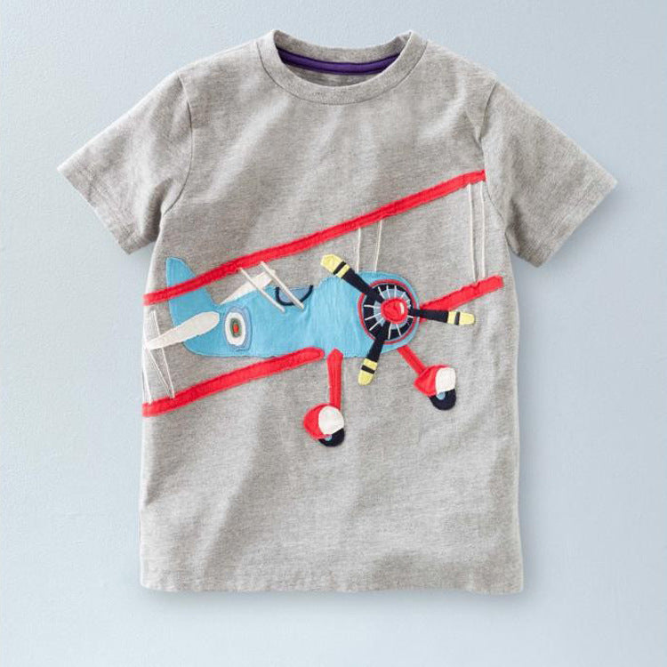 Pure cotton printed casual children's wear