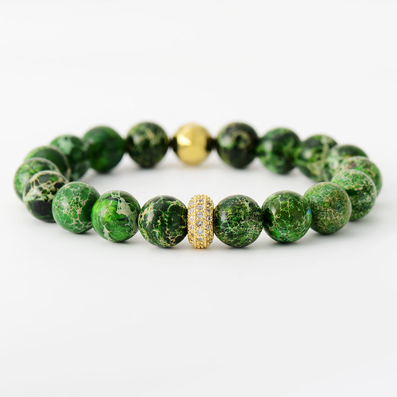 Natural Stone Beaded Bracelet 