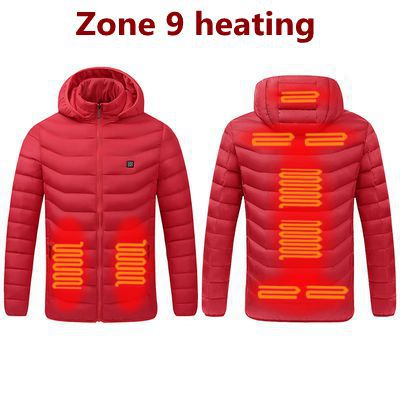 Winter Smart Heating Cotton USB Charging Heating Cotton Men's Jacket 