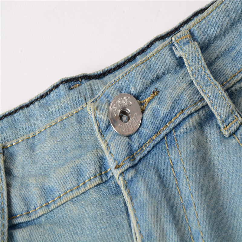 Men's Street Men's Hole Jeans Men's Trousers