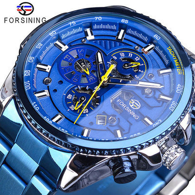 Waterproof multifunctional mechanical watch