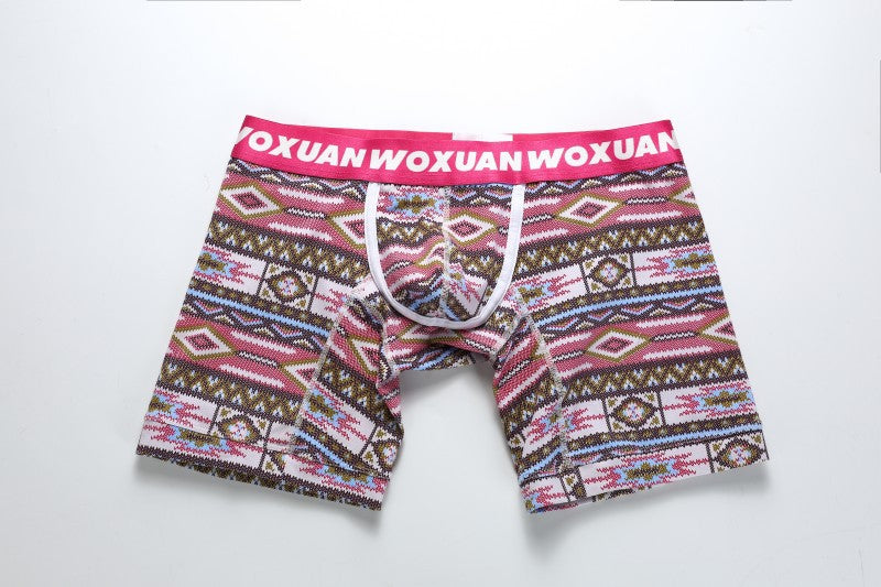 Men's Fashion Print Cotton Boxer Shorts 