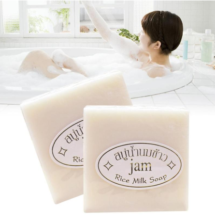 Rice Soap Jasmine Rice Soap Handmade Soap Control Oil Whitening Moisturizing