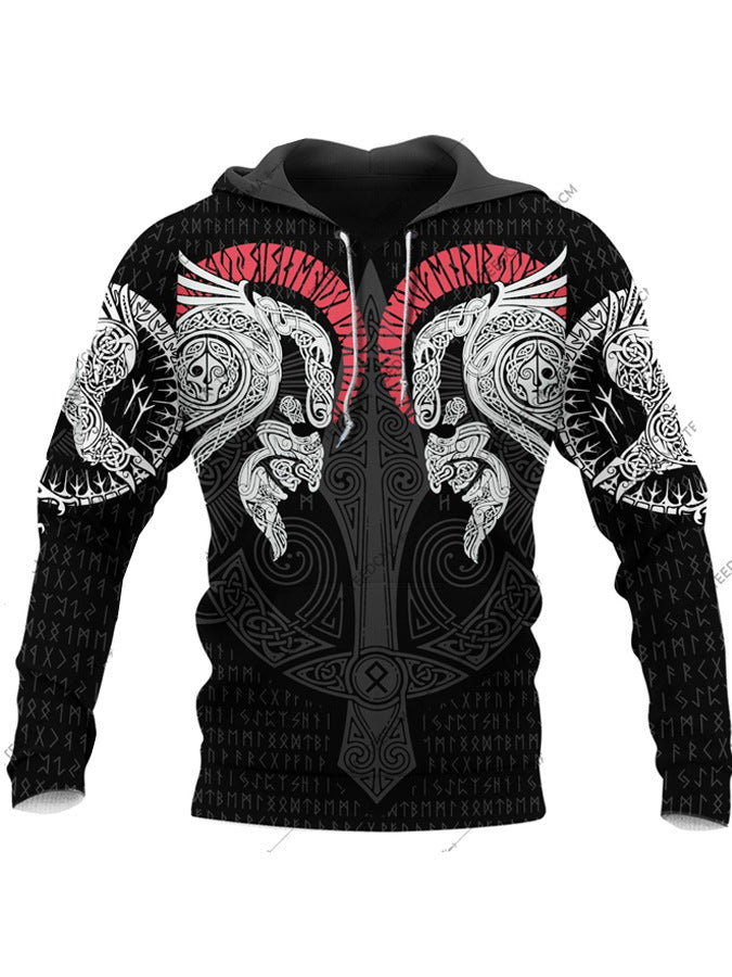 Men's Hoodie 3D Digital Printing Hoodie