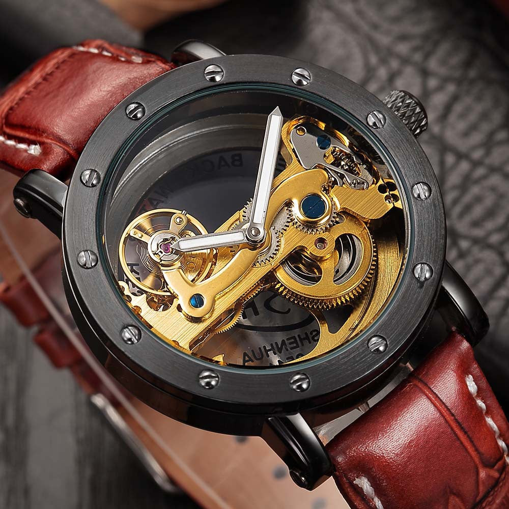 Waterproof Tourbillon Mechanical Watch