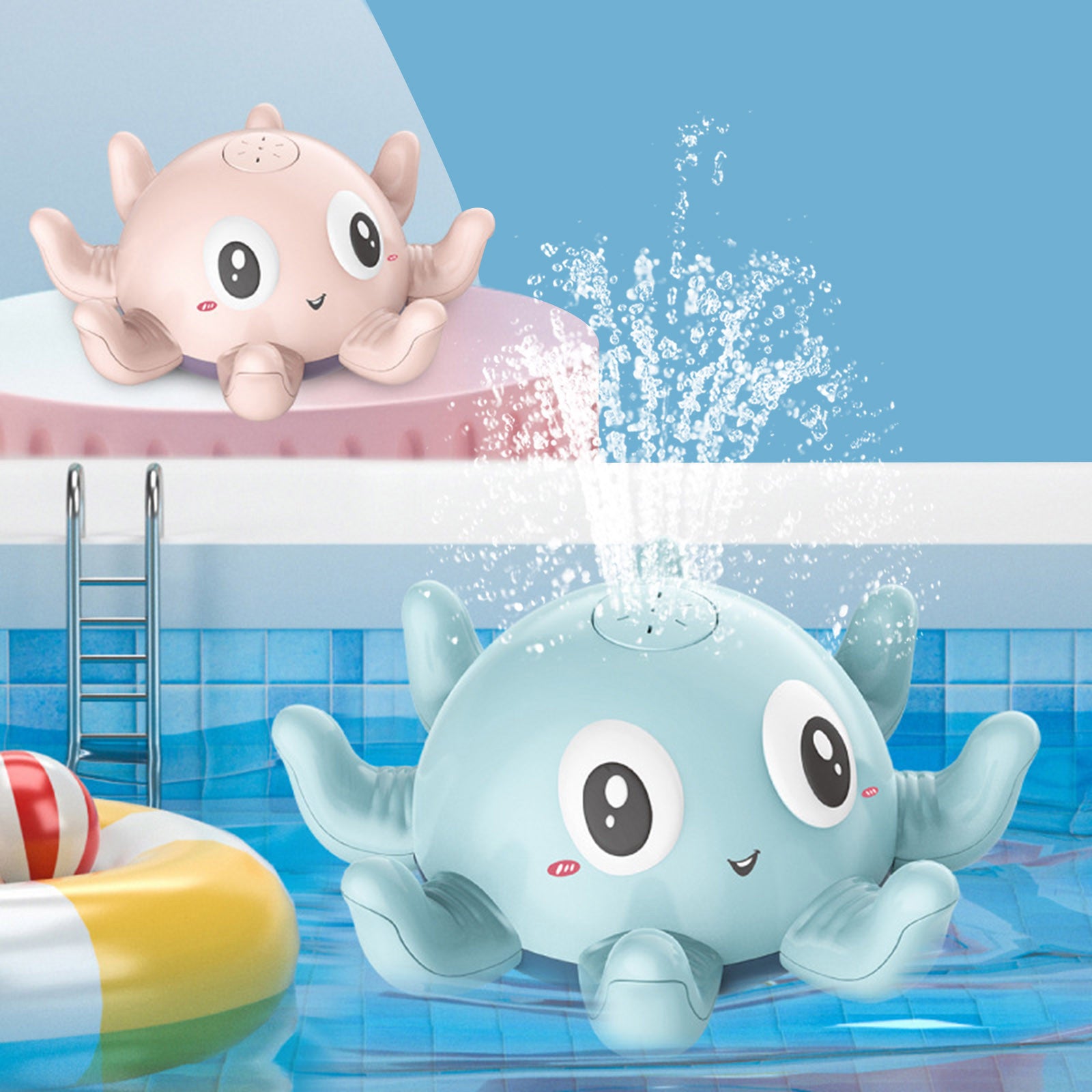 Automatic Water Spray Bath Toys 