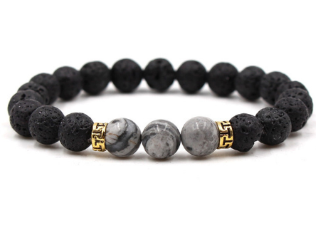 15 Colors Black Lava Stone Imperial Chakra Beads Essential Oil Diffuser Bracelet Balance Yoga Pulseira Feminina Buddha Jewelry