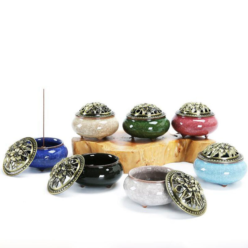 Retro package incense burner