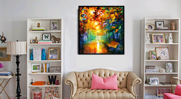 Diamond Painting Square Full Diamond Brick Painting New Living Room Landscape Diamond Cross  Ight View Rainy Night Street Scene