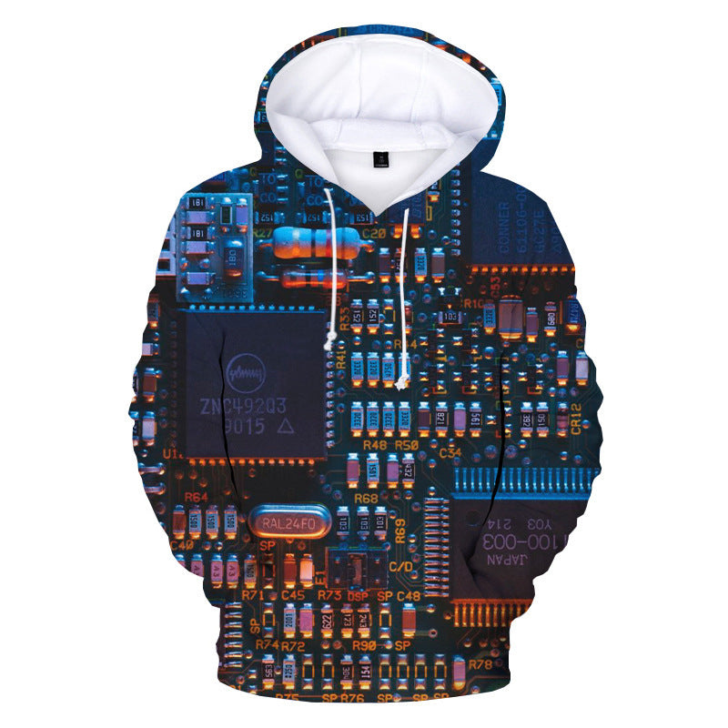 3D Digital Printing Hoodie Men