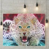 5D Pearl Diamond Painting-Colorful Tiger