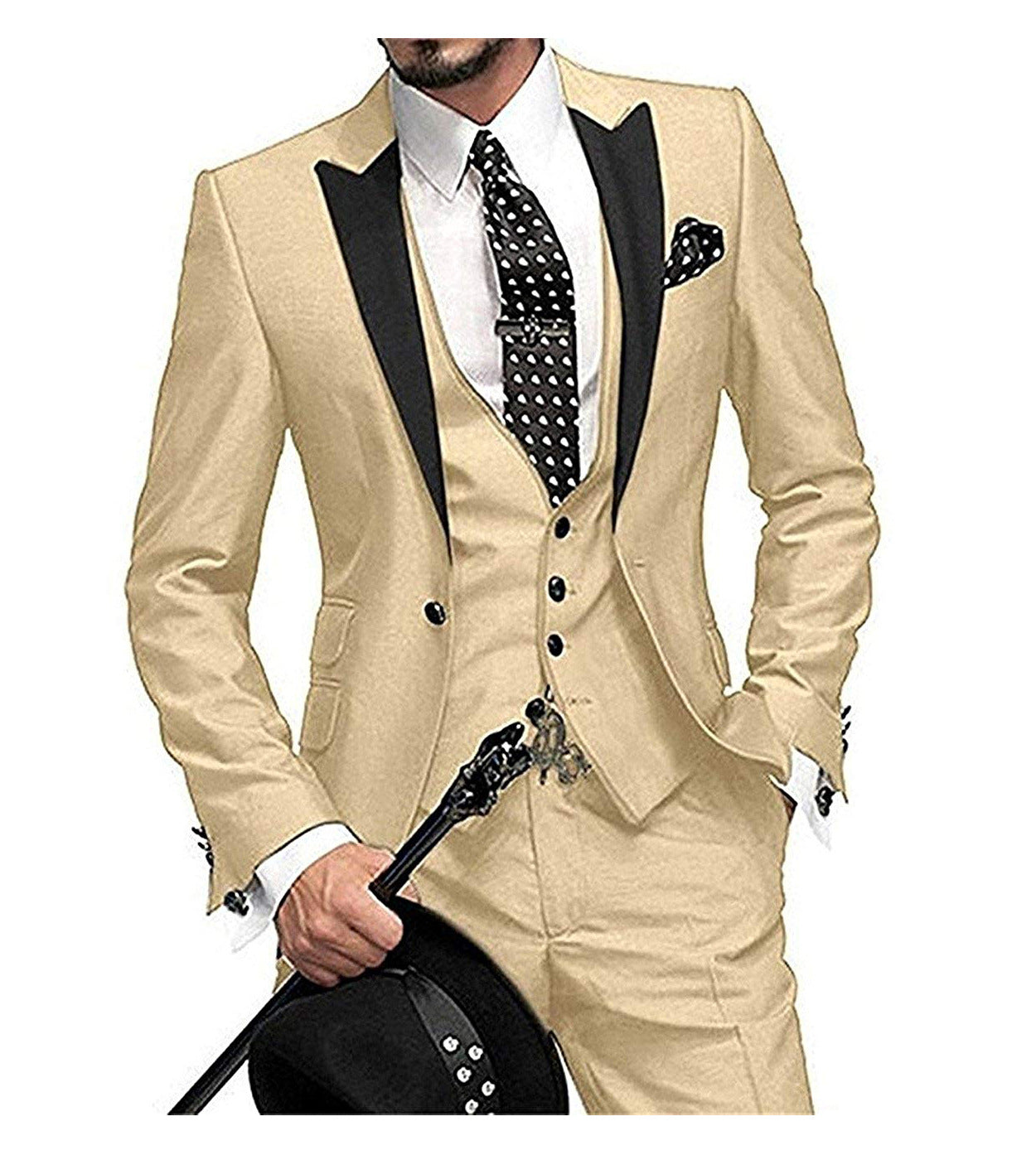 Men's Three-piece Suit Bridegroom Best Man Wedding Suit Men 