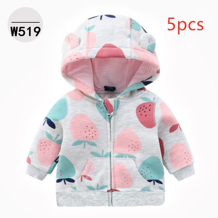 Cute double coat for boys and girls