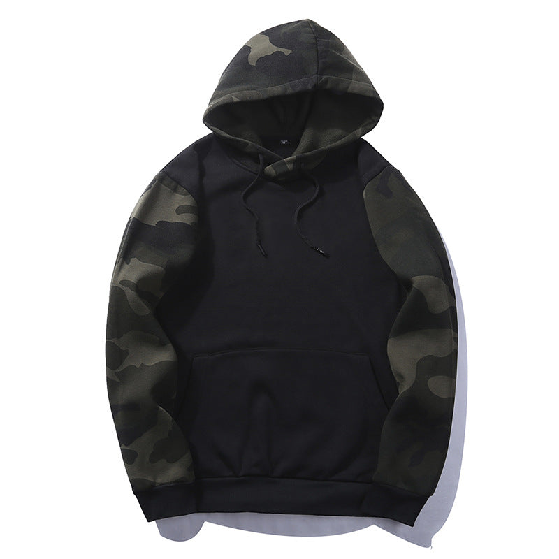 Men Autumn And Winter Leisure Camouflage Sweatshirt