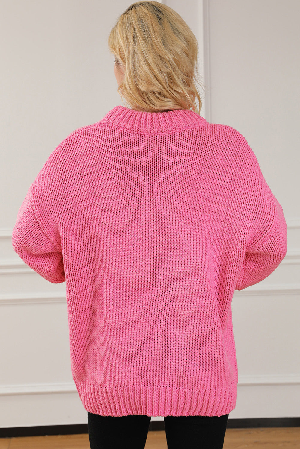 Round Neck Long Sleeve Sweater 