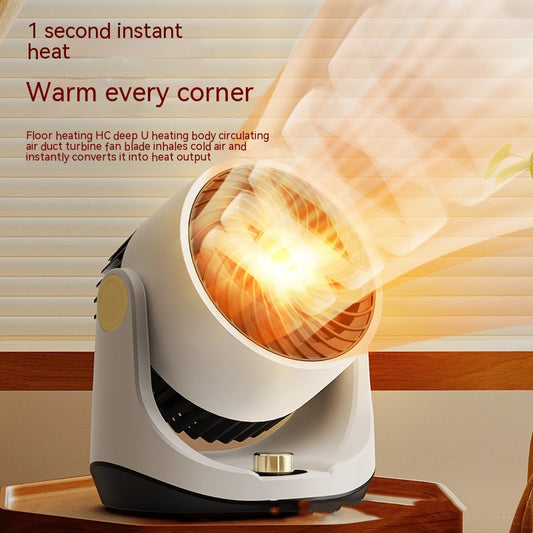 Warm Air Blower Household Mini Office Desk Surface Panel Winter Gadgets 