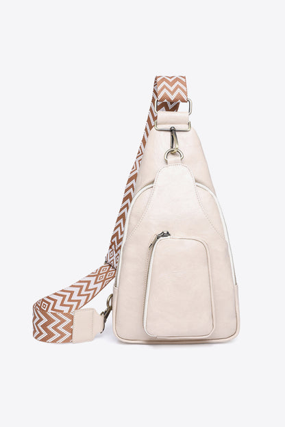 Adored Take A Trip PU Leather Sling Bag 